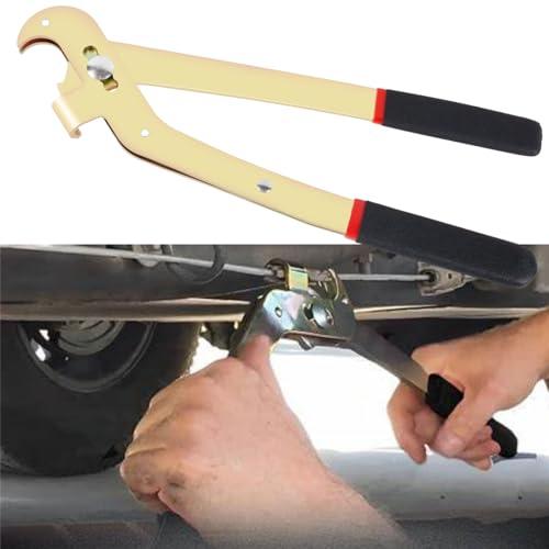 SLY-10500 14Inch Parking Brake Cable Coupler Removal Tool Pliers Fits for Vans SUV Dodge Ford GM Models Includes All Since The 80s (Not Fit Truckss)