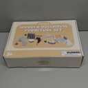 Wooden Dollhouse Furniture Set, Sanlebi Doll House Accessories and Furniture, Miniature Furniture Including 5 Room Kits, Pretend Play Toy Gift for Boys Girls Toddler 3+