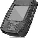Remote Leather Case Key Fob Fit for Compustar Prime Q9 2Way Remote RF-2WQ9-FM, Leather Remote Cover Black