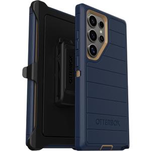 OtterBox Samsung Galaxy S24 Ultra (Only) - Defender Series Case - Blue Suede Shoes - Screenless - Rugged & Durable - with Port Protection - Holster Clip Included - Microbial Defense Protection