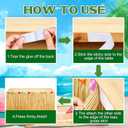 Luau Party Decorations, Grass Table Skirt for Tropical Hawaiian Party Decorations, Flower 72.8'' X 29.5'' Hawaiian Luau Party Favors & Aloha Summer Beach Themed Party Decorations Suppplies