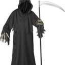 California Costumes boys Grim Reaper Deluxe (Extra Large, Black)