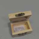 Cregugua 12 Pieces Small Wooden box Unfinished Wood Treasure Boxes with Lid for DIY Crafts (3.5 x 2.1 x 1.9 In)