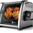 Ronco Modern Rotisserie Oven, Large Capacity (12lbs) Countertop Oven, Multi-Purpose Basket for Versatile Cooking, Easy-to-Use Controls