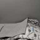 3x5 Black Grey Area Rug for Living Room, Machine Washable Rugs with Non-Slip Backing for Bedroom, Vintage Medallion Carpet Kitchen Laundry Kids Room Decor