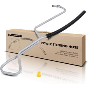 A-Premium Power Steering Return Line Hose Assembly Compatible with Ford F-150 F-250 F-350 1980-1996, F-100 1980-1983, F-200 1986-1991, Bronco, Gear To Reservoir, without Cooler