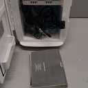 Cooluli Mini Fridge for Bedroom - Car, Office Desk & Dorm Room - Portable 4L/6 Can Electric Plug In Cooler & Warmer for Food, Drinks, Skincare Beauty & Makeup - 12v AC/DC & Exclusive USB Option, White