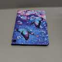 Amazon Kindle Fire HD 10 and Fire HD 10 Plus 10.1" Tablet Case (13th/11th Generation 2023/2021 Release), Slim Fit Leather Stand Smart Cover with Auto Sleep/Wake, Blue Butterfly