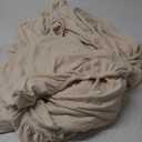 Qianmew 4 Beige Chairs Covers 20x7x21