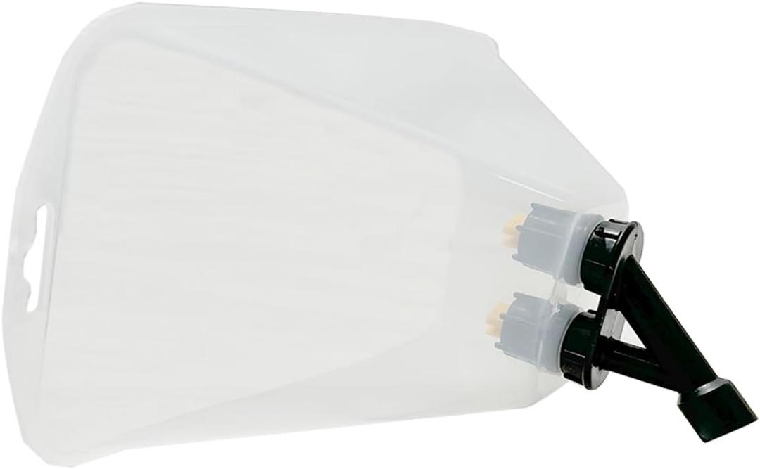 Drift Guard with Flat Sprayer Nozzle,Prevents Drift of Fine Droplets,for Use with Backpack Sprayer Small Drift Guard (2 Nozzles, 1PCS)