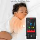 HOLFENRY Handheld Pulse Oximeter for Baby&Adult,Infant Pulse Oximeter Fingertip Rechargeable with Continuous Monitor&Alarm, Infant Oxygen Monitor Fingertip