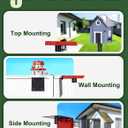 XDW-GIFTS Bird House Pole, 1 Pack 109 Inch Metal Bird Feeder Pole for Outdoor, with 5-Prong Heavy Duty Base for Birdhouse Mounting, Weather Station