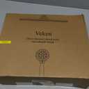 Veken 11.8'' Rain Black Shower Head with Handheld Spray Combo, Extension Arm for Rainfall showerhead, Muti-modes Massage High Pressure Hand Held Shower Heads with Hose, Anti-Clog Nozzles & Bathroom