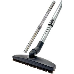 Vacuum Floor Brush & Extension Wand for Universal Vacuum Cleaners with 1  inch (1.25'') (32mm) Inner Diameter with Horse Hair Soft Bristles - Hardwood Floor Attachment & Vacuum Extension Tube