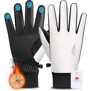 rivmount Winter Waterproof Ski Snow Warm Gloves for Women Men, Windproof Cold Weather Thermal with Touchscreen Fingers, for Running Driving Cycling Hiking Biking Outdoor Sports Daily Work
