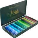 Faber-Castell Polychromos Artists' Color Pencils - Tin of 120 Colors - Premium Quality Artist Pencils