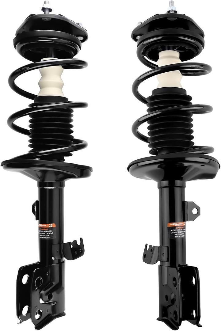 maXpeedingrods Front Strut for 2009-2013 Toyota Corolla 1.8L L4 | for 2011-2013 Matrix FWD 1.8L L4, Suspension Kit Shock Absorber w/Coil Spring, for 472597 472598