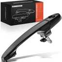 A-Premium Front Right Passenger Side Exterior Door Handle with Keyhole Compatible with Chevrolet Cobalt 2005-2010 & Pontiac G5 2007-2010, Solstice 2007-2009 & Saturn Sky 2007-2010, Primed Black