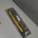 Pyle Curb Garage Vehicle Floor Stopper for Parking Safety 1PC Heavy Duty Rubber Parking Lot Driveway Stopper, For Car Vans Trucks Tire Wheel Guide Block Protect Bumper- Pyle PCRSTP11