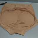 DERCA Butt Lifting Panties Padded Underwear for Women Booty Pads Butt Enhancer Lace Shapewear Panty (Beige, XL)