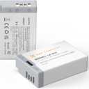 K&F CONCEPT 2-Pack LP-E17 Battery USB-C Fast Charging R50 Battery Compatible with Canon EOS R100 R10 R50 RP R8, Rebel T8i T7i T6i T6s SL2 SL3 EOS M3, M5, M6, EOS 200D 77D 750D 760D