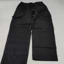 Black Cargo Pants M No Brand