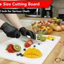 2 x Commercial Grade Plastic Cutting Board 18 x 12 x 1/2 Thick High Density White Poly, NSF Certified and Dishwasher Safe for Food Service