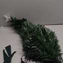 3ft Green Fiber Optic Christmas Tree,Pre-Lit Artificial Mini Christmas Tree, Tabletop Small Xmas Tree with Stars Holiday Home Decorations