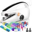User-Friendly Cordless Handheld Sewing Machine for Beginners, Compact Mini Sewing Machine with Complete Accessories Kit, Portable Sewing Machines Are A Must-Have for Home DIY Projects and Quick Fixes
