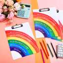 Sinload 36 Pcs Class of 2026 Graduation Gifts Bulk for Students Motivational Plastic Colored Clipboard A4 Letter Size with Low Profile Clip for School Teachers Nurses Coworkers Office