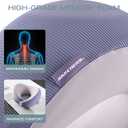 Skechers Women's Memory Foam Neck Pillow, Comfortable & Breathable Travel Pillow,Neck Pillow Airplane for Travel, Car Rides, Home, and Office Use, Ergonomic Design for Men and Women,Purple