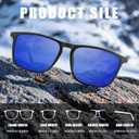 YDAOWKN Polarized Sunglasses for Men, Lightweight Sun Glasses With UV Protection for Driving Fishing Golf
