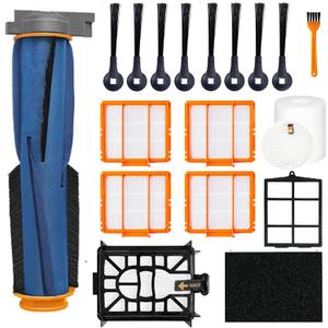 Replacement Accessories for Shark AI AV2501S, AV2501AE, AV2511AE, RV2502AE, RV2520AOUS, AV2510AOUS Robotic Vacuum Cleaner Spare Parts Kit with Main Brush Side Brush Filter
