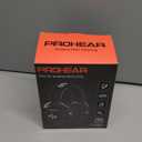 PROHEAR 037 Bluetooth 6.0 Hearing Protection Headphones with Rechargeable 1500mAh Battery, 30dB SNR Safety Noise Reduction Ear Muffs 120H Playtime for Mowing, Workshops, Snowblowing - Black