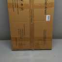 GameGem 3 Step Ladder, Aluminum Folding Step Stool with Anti-Slip Sturdy and Wide Pedal, Lightweight Portable Stepladder for Home and Kitchen Use Space Saving, 330 lbs, Black Woodgrain