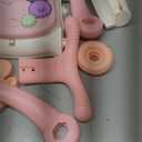 QDRAGON 3 in 1 Baby Walker and Activity Center for Girl, Learning to Walk, Sit to Stand, Early Educational Push Toys with Music Panel for Infant Toddler 12+ Months Pink