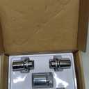 00276-00901, Wheel Lock Lug Nuts Set M12 x 1.5, Compatible with 2000-2024 Toyota 4Runner Corolla FJ Cruiser Highlander Matrix Sequoia Solara Tacoma Tundra & Lexus GS300 GS400 GS430 GX460 GX470 SC430 (Silver)