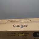 Huuger Dual Motor Electric Standing Desk Frame, Sit Stand up Desk Leg for 47.2 to 86.6 Desktop, Computer Desk Leg with Cable Tray, 3 Memory Height Presets, 2 Hooks, Black Frame Only