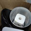 Color Changing Black Liquid Motion Lamps: 17 Colors LED Night Light for Adults with Remote & Timer, Smart Ambient Mood Lighting for Bedroom Office, Novelty Cool Christmas Birthday Gifts, 13 Inch (White)