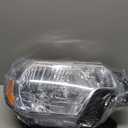 Compatible with 2012 2013 2014 2015 Toyota Tacoma Headlights Chrome Housing Amber Reflector Driver and Passenger Side (OE Replacement)