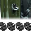 Oudesi 4PCS Car Door Lock Cover ABS Plastic Protector, Specific Options for Jeep Wrangler JL JLU 2018-2025, Jeep Gladiator JT 4XE 392, Door Lock Cover Buckle Matte Black