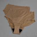 BATTEWA Incontinence Underwear for Women Washable, Leak Proof Underwear High Absorbency, Bladder Leak Underwear Protective Briefs, Seamless Panties 50ml, Beige, Small 2 Pack
