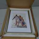 Americanflat Vintage Frames - 11x14 Picture Frame with Beaded Accents and Shatter-Resistant Glass - Use as 8x10 Frame or Display 11x14 Photos Without Mat - Heirloom Collection - Wall Display - Silver