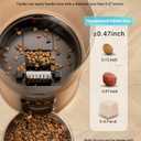 Automatic Cat Feeder for 3 Cats, 6L/25 Cup Cat Food Dispenser with Strong Anti-Jam System, Dual-Effect Desiccant, Smart WiFi App Control Pet Feeder, Automatic Dog Feeder with 10S Recorder