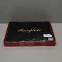 FacePlate Cover Shell with Cooling Vents for PS5 Disc Edition Console Faceplate, Accessories Compatible with PlayStation 5 Protective Replacement Panels (Black)