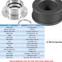 4-TEC Drive Shaft Carbon Ring Seal Rebuild Repair Kit Fits for Sea Doo GTI GTX GTS Wake