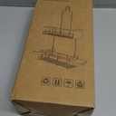 AKTECKE Shower Caddy Hanging Bathroom Organizer: Rustproof Shelf for Inside Shower - No Drilling Racks Over Showerhead - Bath Shelves for Shampoo Soap (Black)