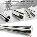 BUCKLOS Bike Headset Cup Removal Tool,Sturdy and Durable Stainless Steel Bicycle Head Parts Remover Suitable for -1/8", 1-1/4" and 1-1/2" inch for Bike Repair
