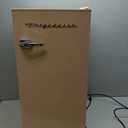 Frigidaire EFR376 Retro Bar Fridge Refrigerator with Side Bottle Opener, 3.2 cu. Ft, Pink/Coral