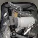 ThinkLearn Car Wash Detailing Kit with Foam Gun, Car Cleaning Kit Set,Car Wash Brush with Long Handle, Large Folding Bucket for Interior Exterior Car Wash Supplies, Car Gift Set Gray